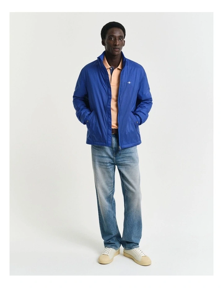 Contrast Piqu Polo Shirt in Peachy Orange image 4