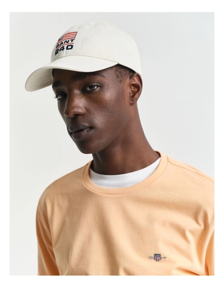 Regular Fit Shield T-shirt in Orange image 3