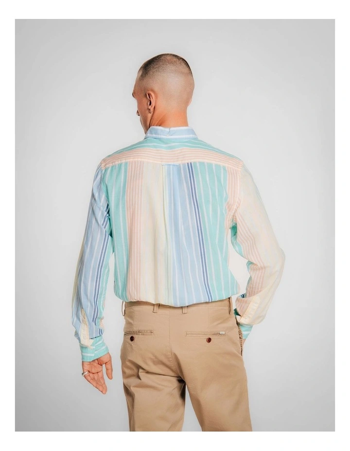 Regular Fit Stripe Shirt in Multi image 2