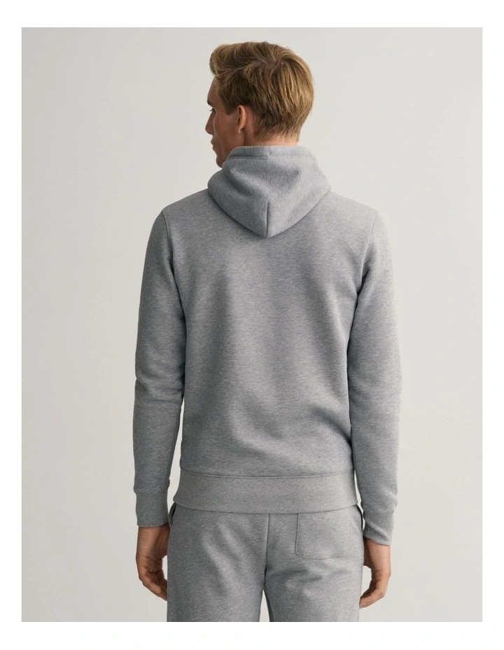 Original Sweat Hoodie in Grey Melange image 2