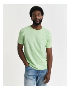 Regular Fit Shield T-shirt in Apple Green