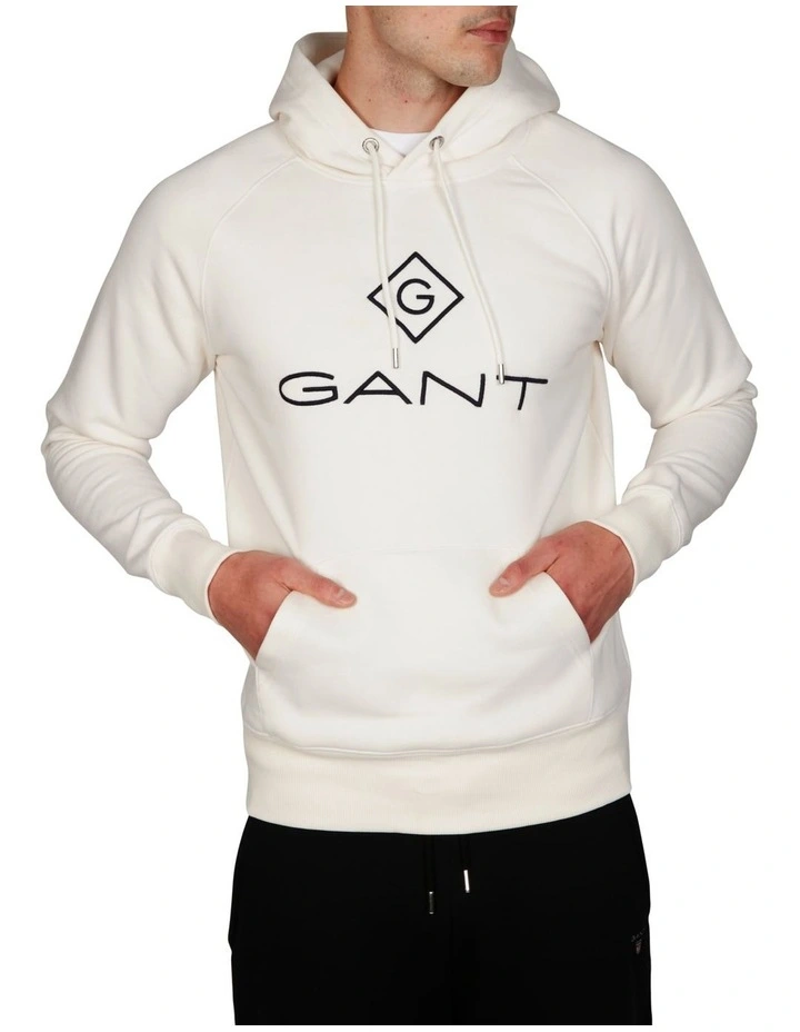 Lock-Up Hoodie in Eggshell image 1