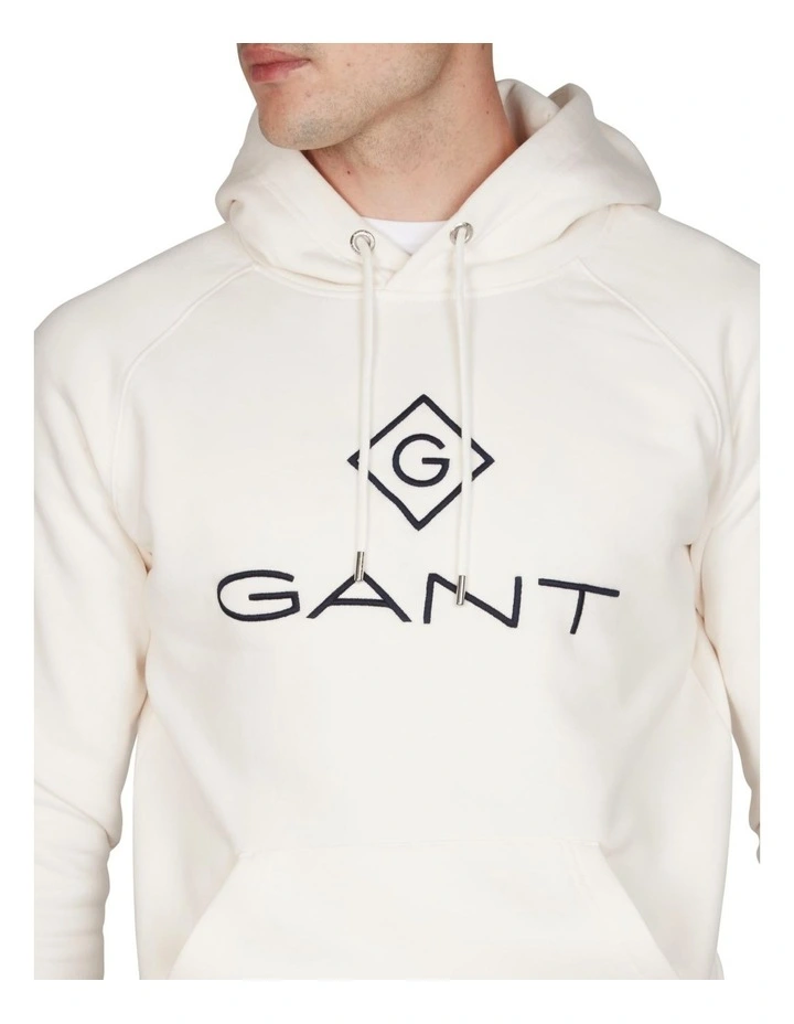 Lock-Up Hoodie in Eggshell image 3