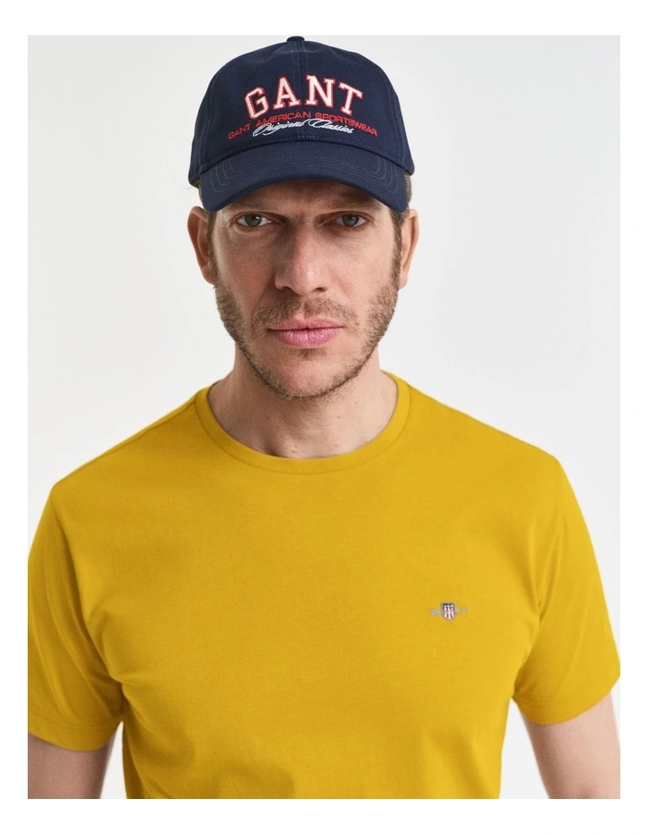 Regular Fit Shield T-Shirt in Yellow Lichen image 3