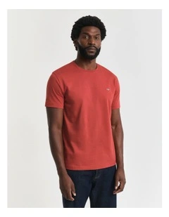 Regular Fit Shield T-Shirt in Modern Rust