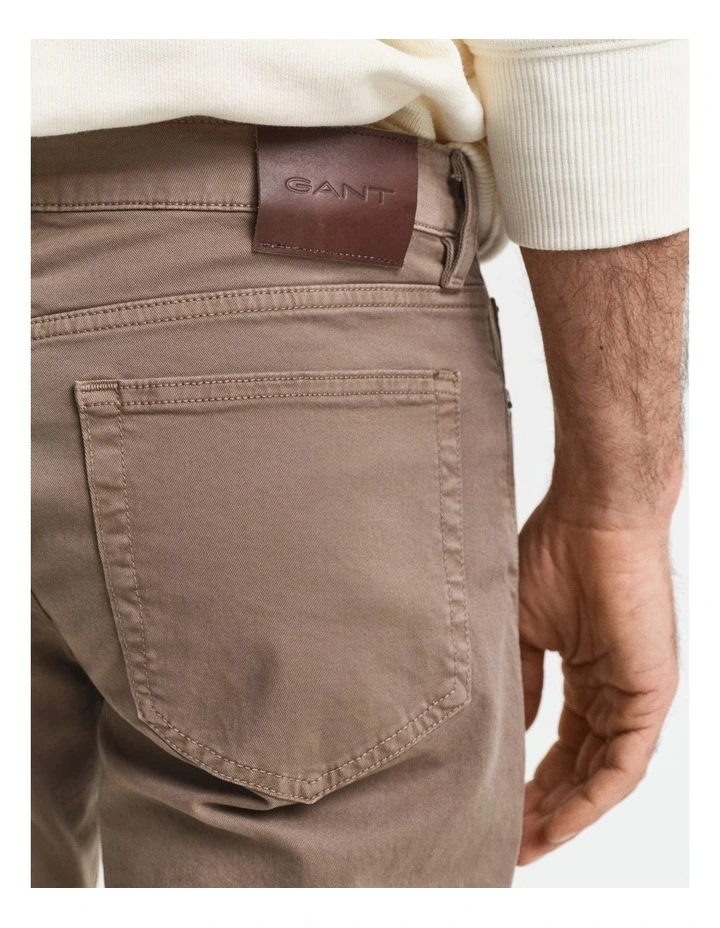 Regular Fit Desert Jeans in Desert Brown image 5