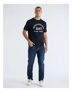 Printed Graphic T-Shirt in Black