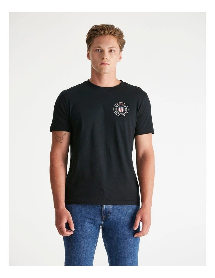 Graphic T-shirt in Black image 3