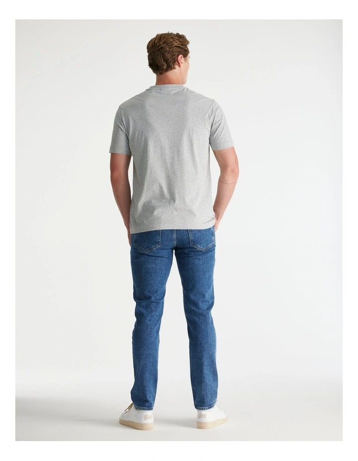 Graphic T-shirt in Grey Melange image 2