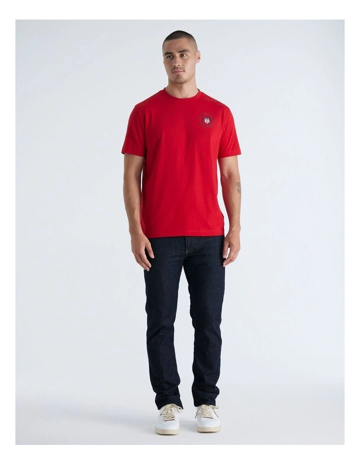 Graphic T-shirt in Ruby Red image 1