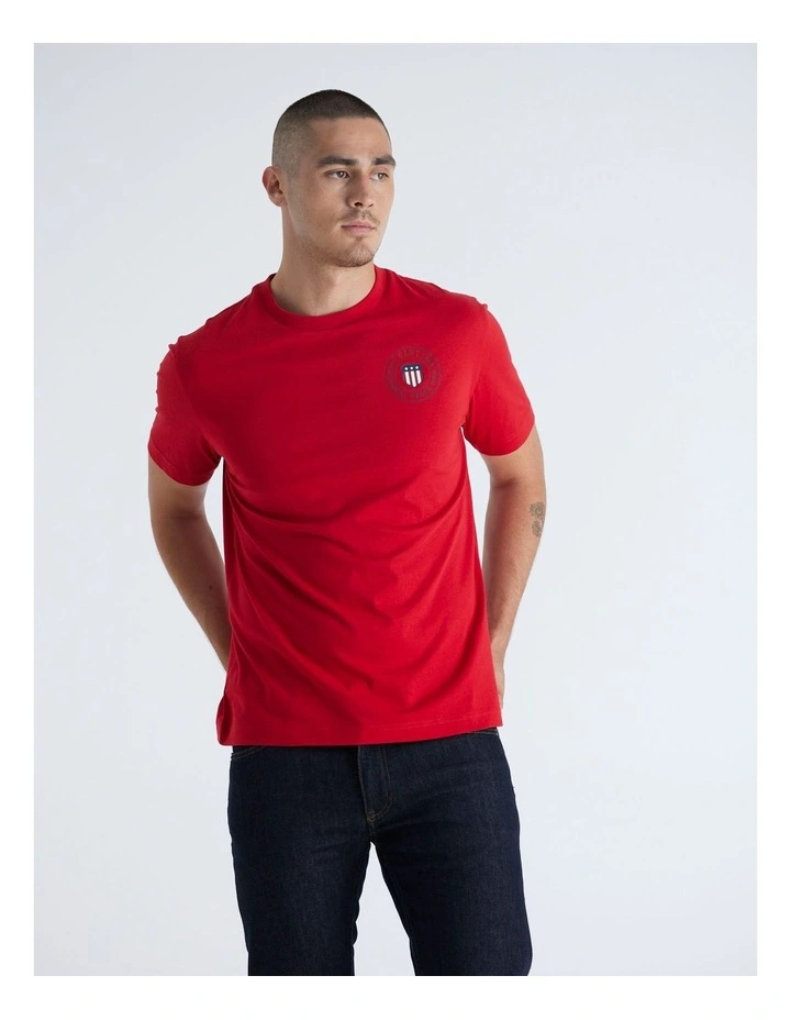 Graphic T-shirt in Ruby Red image 3