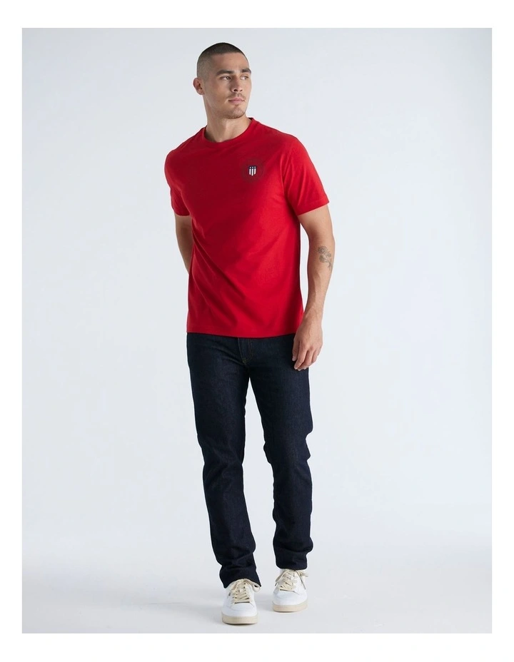 Graphic T-shirt in Ruby Red image 4