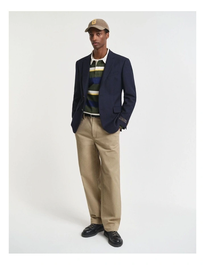 Striped Heavy Rugger in Country Green image 5