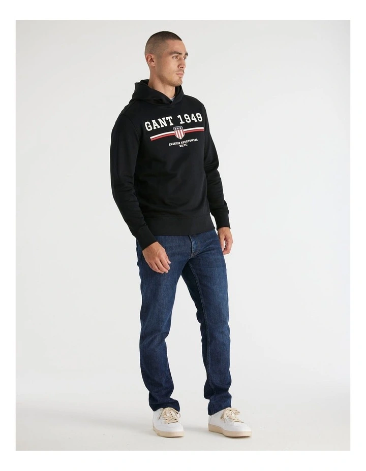 Graphic Hoodie in Black image 5