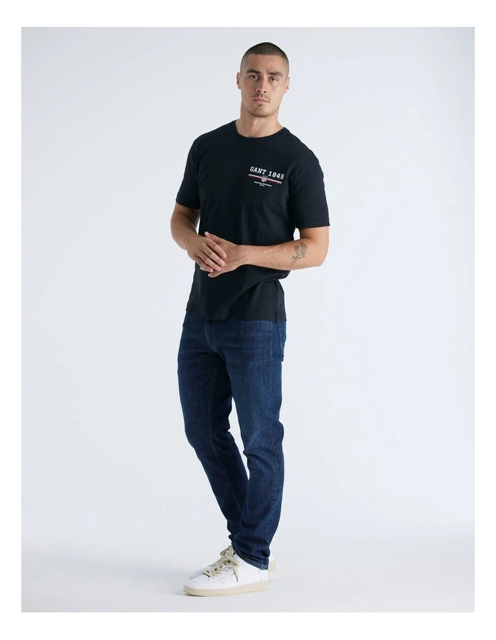 Graphic T-Shirt in Black image 4