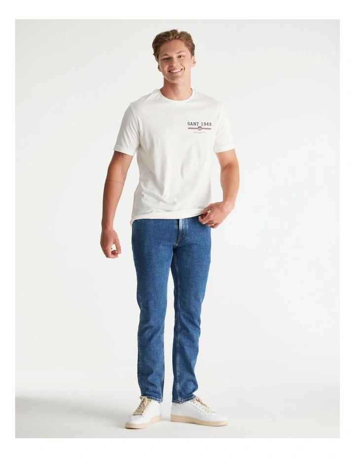 Graphic T-Shirt in Eggshell image 3