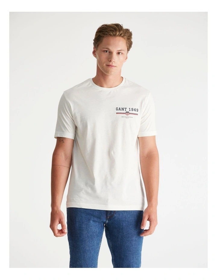 Graphic T-Shirt in Eggshell image 4