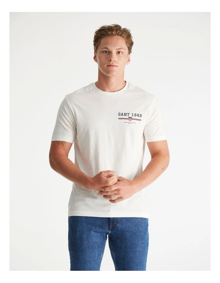 Graphic T-Shirt in Eggshell image 5