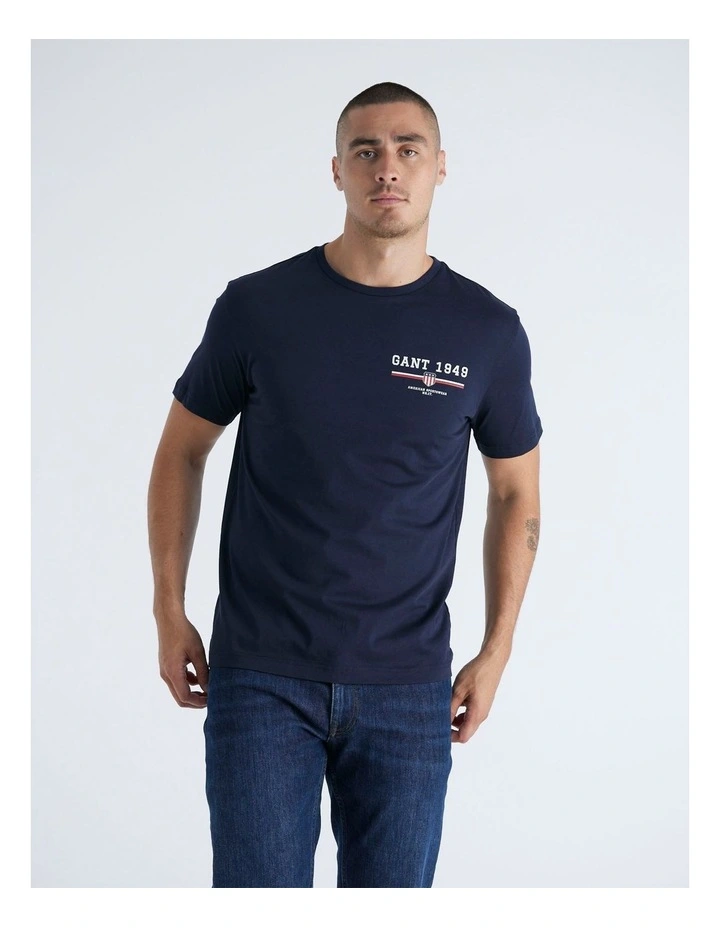 Graphic T-Shirt in Evening Blue image 1