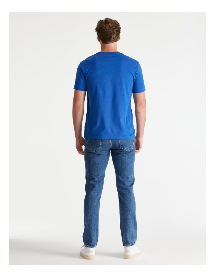 Graphic T-Shirt in College Blue image 2