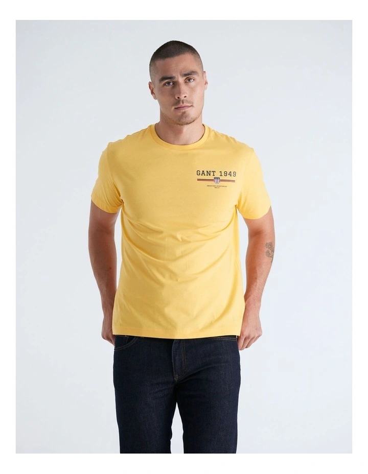 Graphic T-Shirt in Smooth Yellow image 1