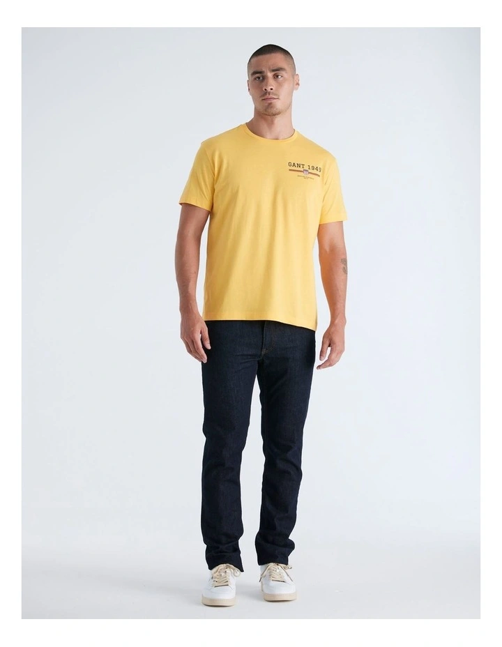 Graphic T-Shirt in Smooth Yellow image 4