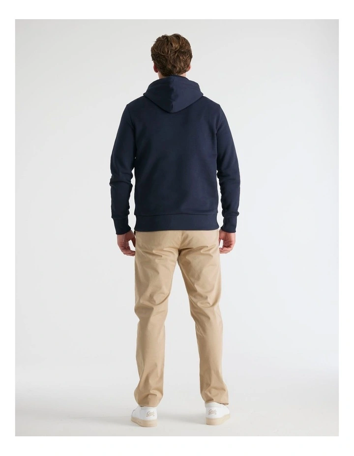 Tonal Shield Hoodie in Evening Blue image 2