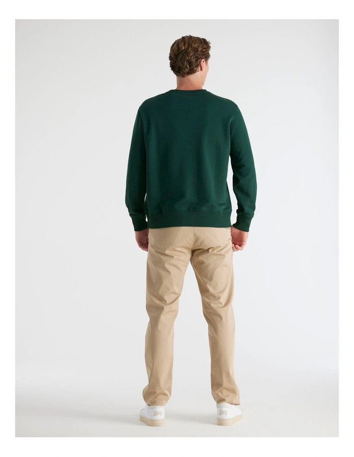 G Badge Sweatshirt in Tartan Green image 2