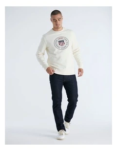 Graphic Sweatshirt in Cream