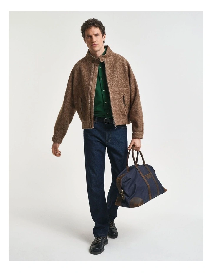 Regular Fit Twill Shirt in Forest Green image 3