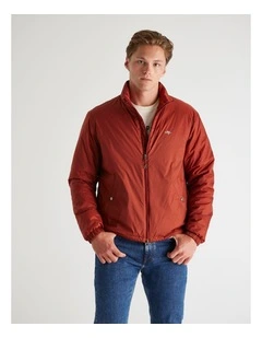 Light Insulated Jacket in Modern Rust