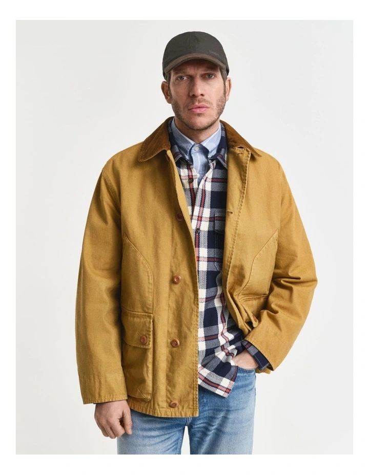 Canvas Field Jacket in Brown image 1