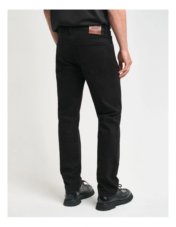 Regular Fit Desert Jeans in Black image 2