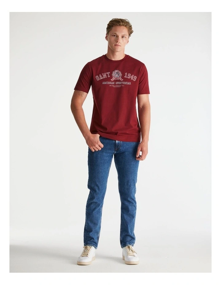 Graphic T-shirt in Pumped Red image 1