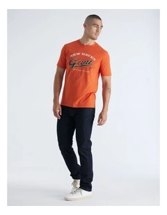 Graphic T-Shirt in Deep Orange