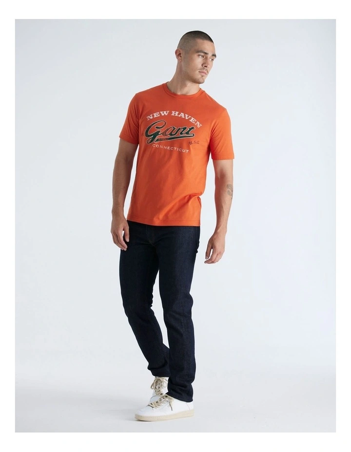 Graphic T-Shirt in Deep Orange image 1