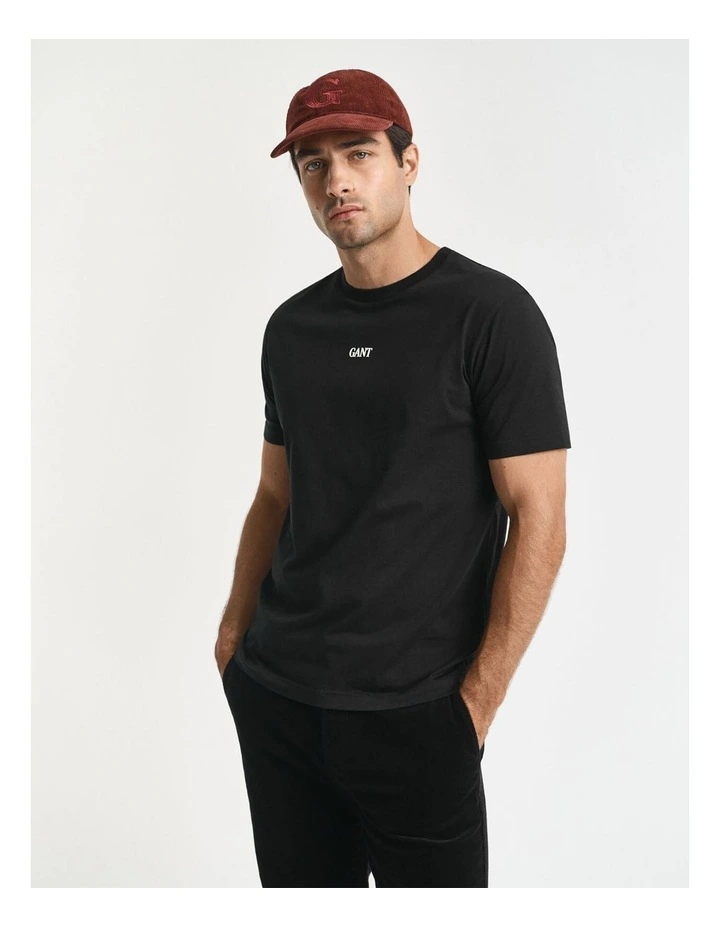 Small Graphic T-shirt in Black image 1