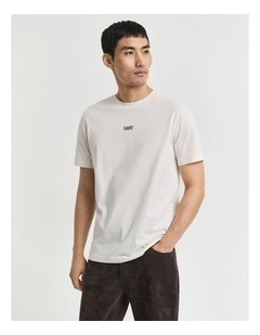 Small Graphic T-shirt in Cream