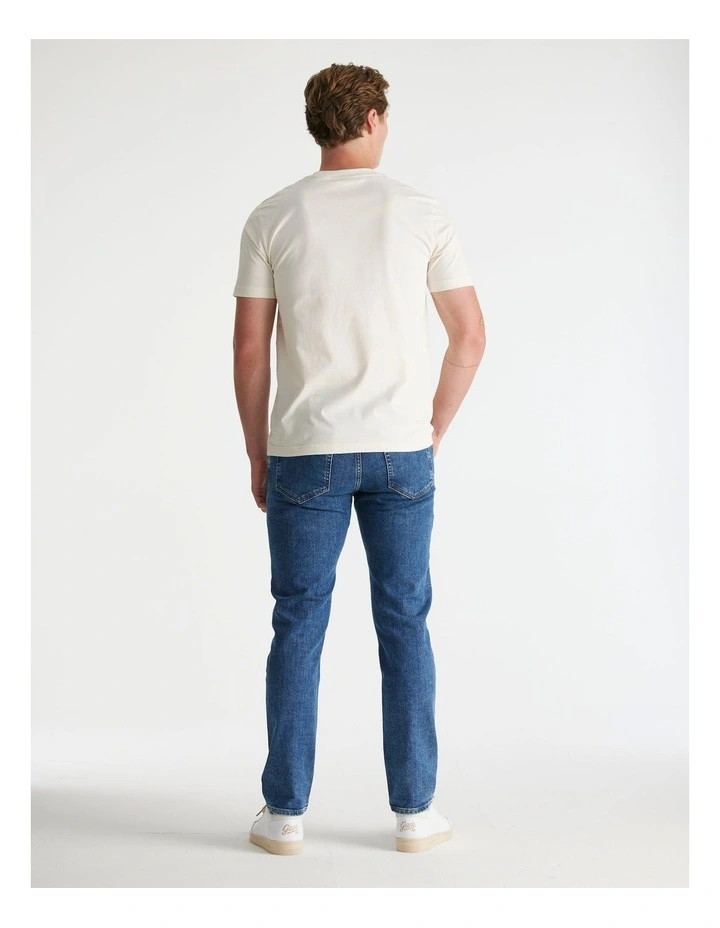 Printed Graphic T-shirt in Cream image 2