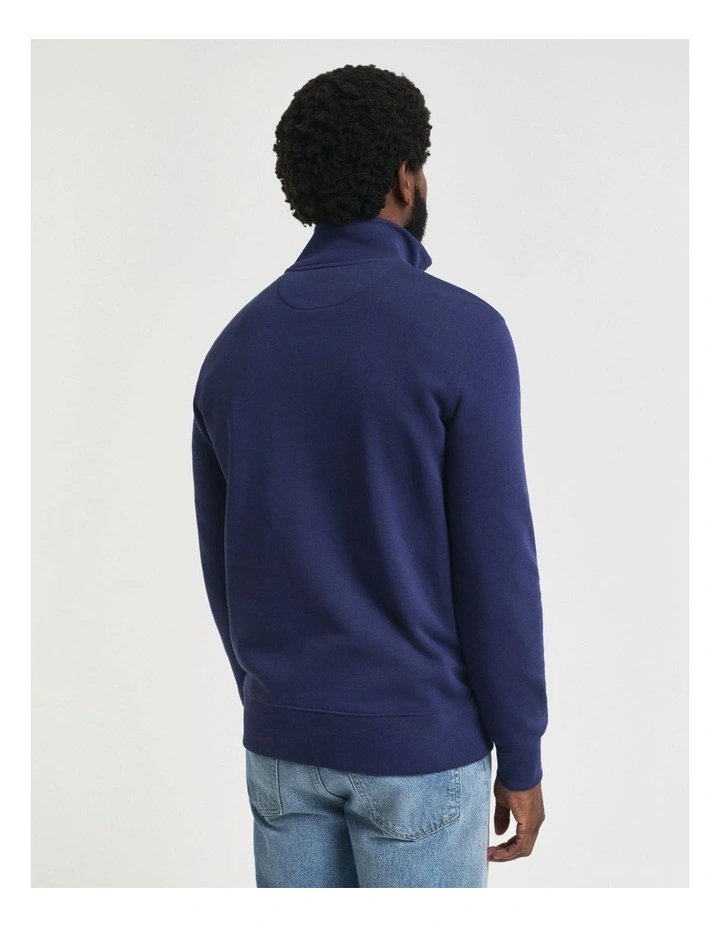 Shield Half-Zip Sweatshirt in  Persian Blue image 2