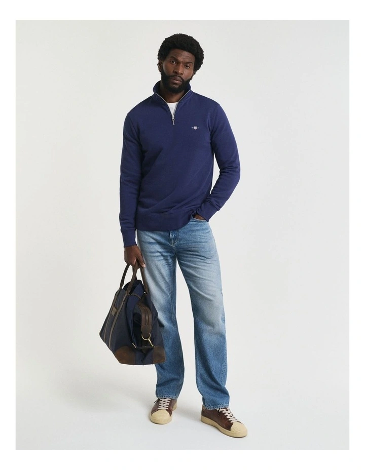 Shield Half-Zip Sweatshirt in  Persian Blue image 4