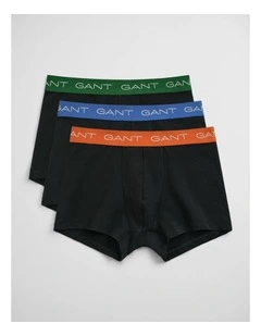 Trunks Pack Of 3 in Black