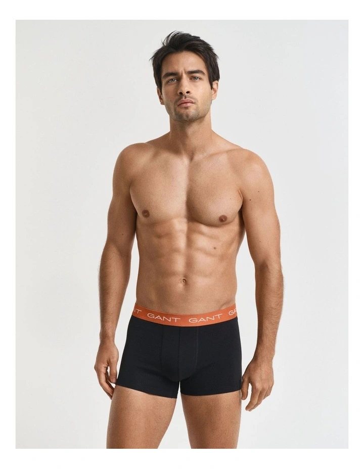 Trunks Pack Of 3 in Black image 2