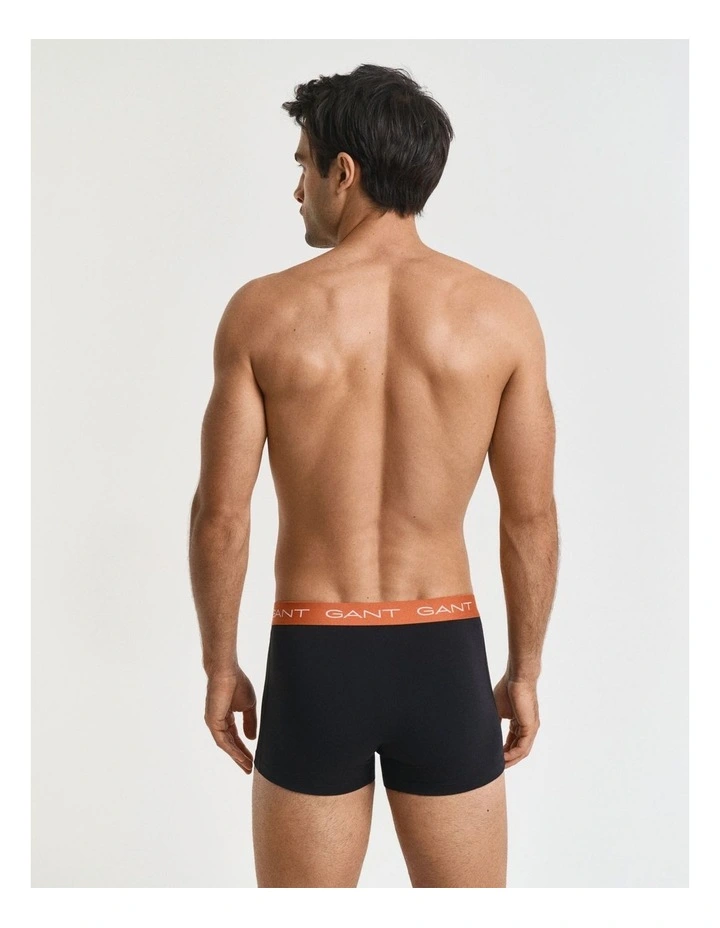 Trunks Pack Of 3 in Black image 3