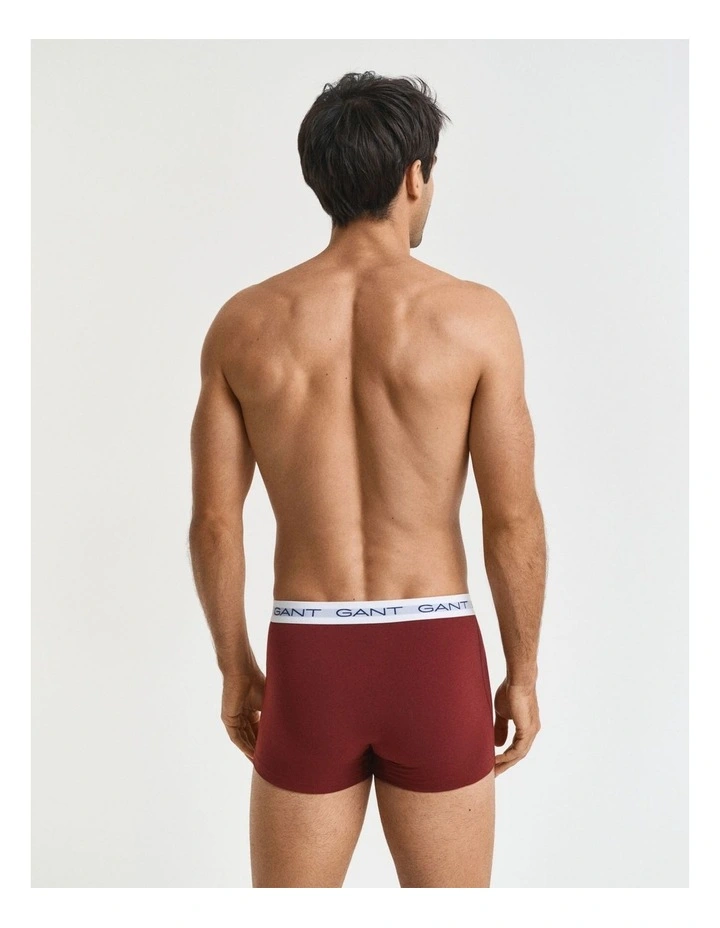 Trunks Pack Of 3 in Plumped Red image 3
