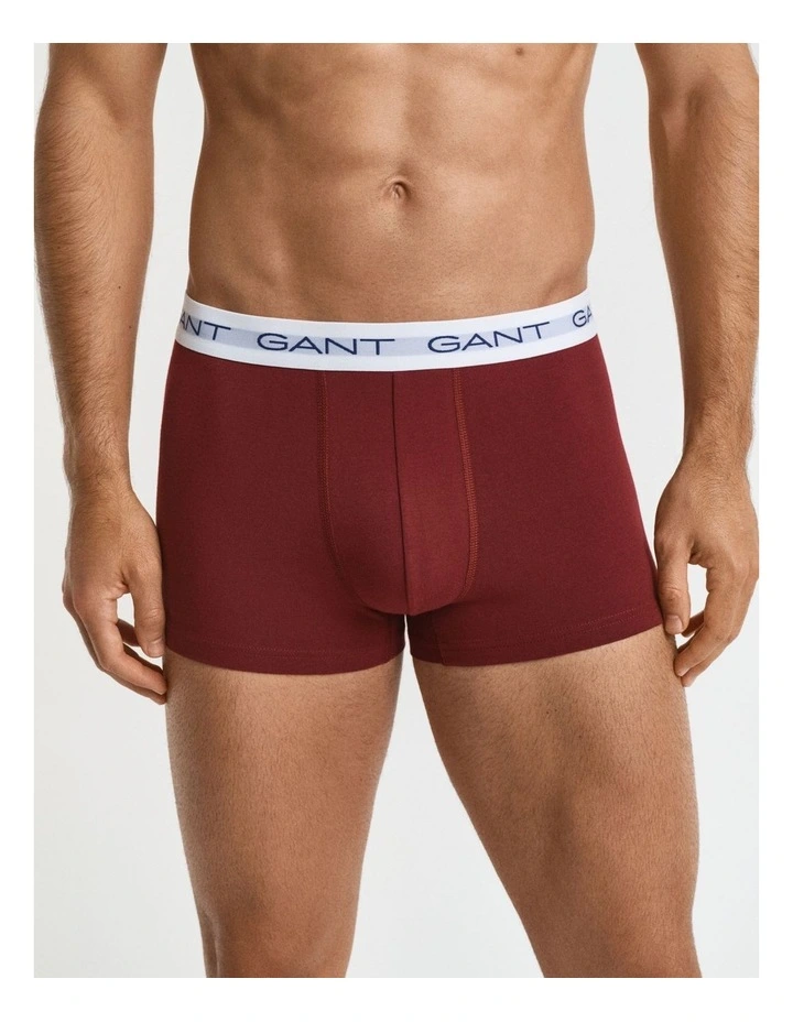 Trunks Pack Of 3 in Plumped Red image 4