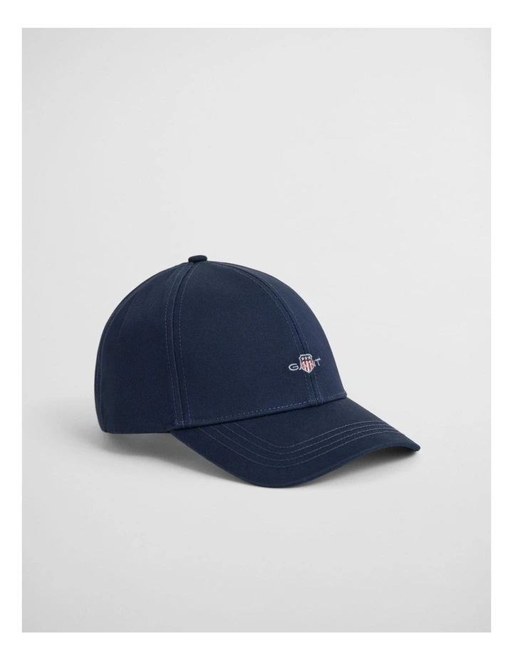 Shield High Cotton Twill Cap in Marine image 1