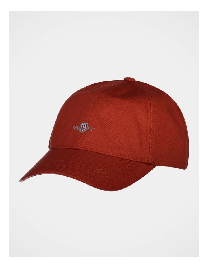 Shield Cotton Twill Cap in Modern Rust image 1