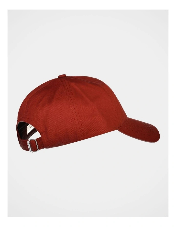Shield Cotton Twill Cap in Modern Rust image 2