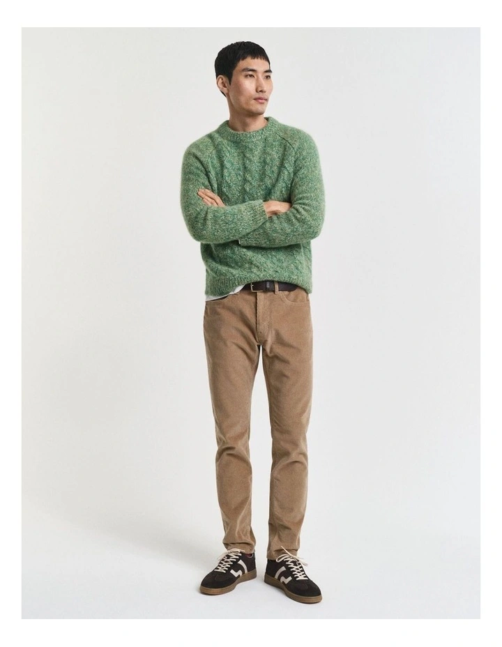 1000439 Slim Cord Jeans in Light Taupe image 4